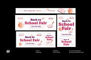 Modern Back to School Fair Ticket, a Stationery Template by Neermana (Thumbnail 1 of 4)