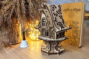 Garden Elf House - Laser Cut Design, an Object Graphic by VectorPainter (Thumbnail 3 of 16)