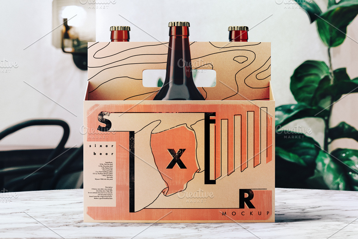 Changeable Beer Bundle Mockups, a Product Mockup by As Good As Possible (Photo 3 of 23)