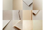 Beige Paper Textures – 45 Background, a Texture Illustration by Nadia Semyroz (Thumbnail 4 of 7)