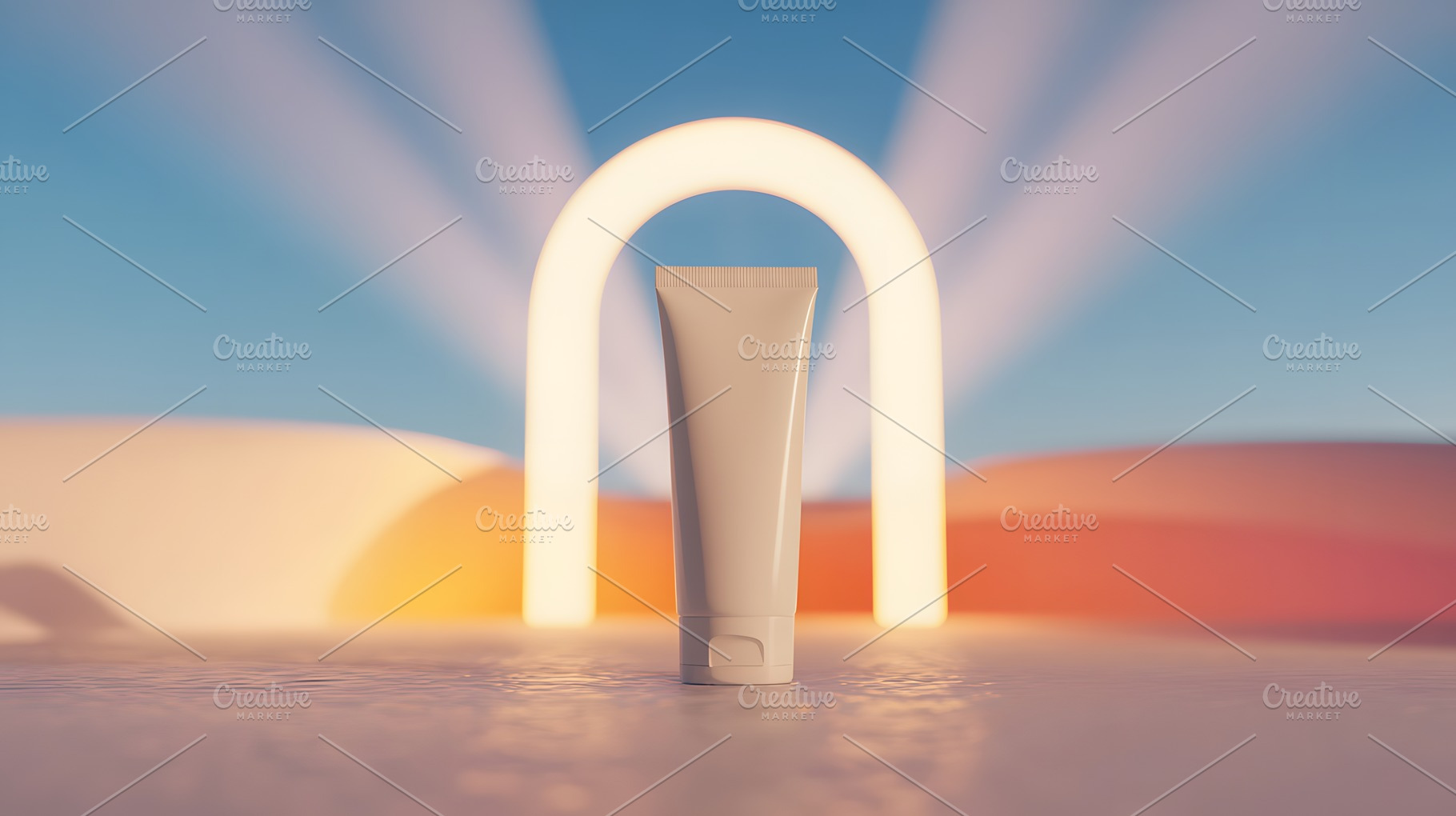 Cosmetic cream tube illuminated, a Beauty & Fashion Photo by Salman Shop