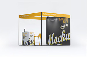 Trade Show Booth Mock-up, an Advertising Mockup by DesignRushMarket