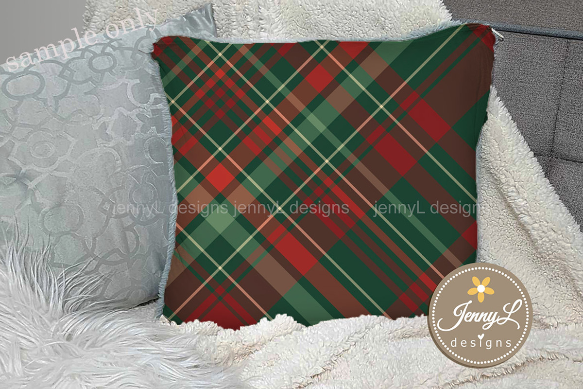 Christmas Plaids Digital Papers, a Pattern Graphic by JennyL Designs (Photo 7 of 7)