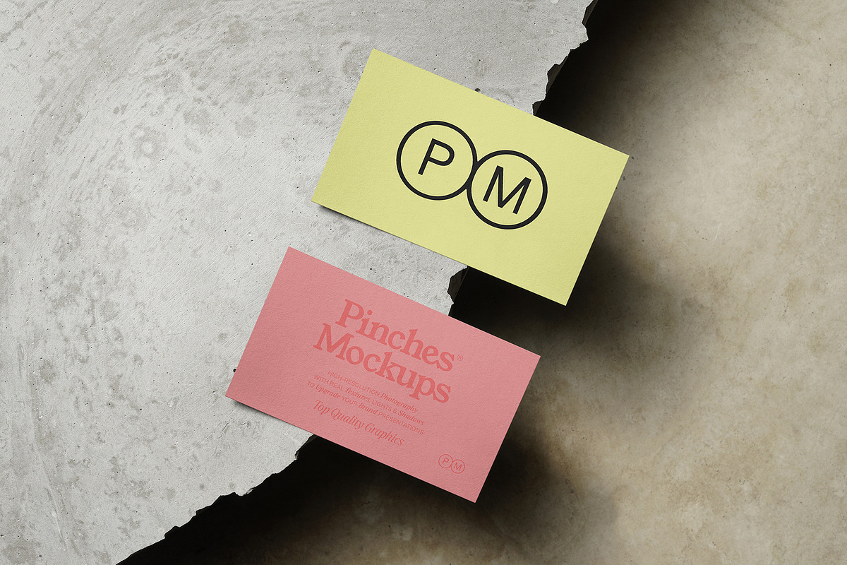 PM_BC/Ø7 - Business Cards Mockup, a Print Template by PinchesMockups© (Photo 2 of 6)
