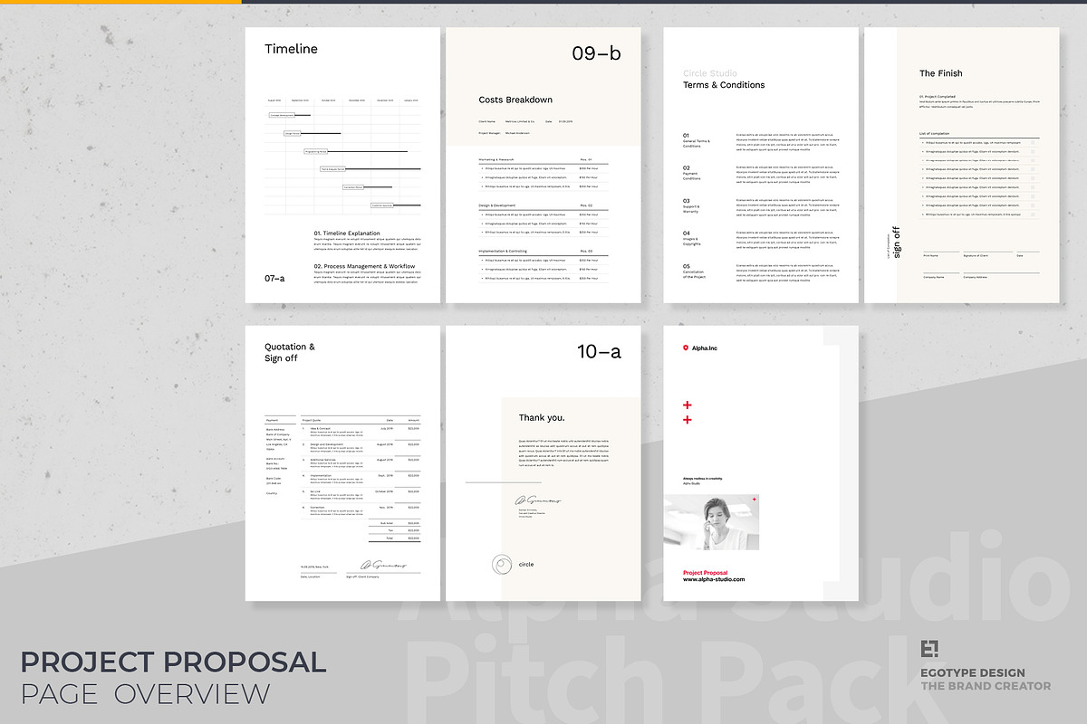 Circle Project Proposal, a Brochure Template by Egotype (Photo 24 of 25)