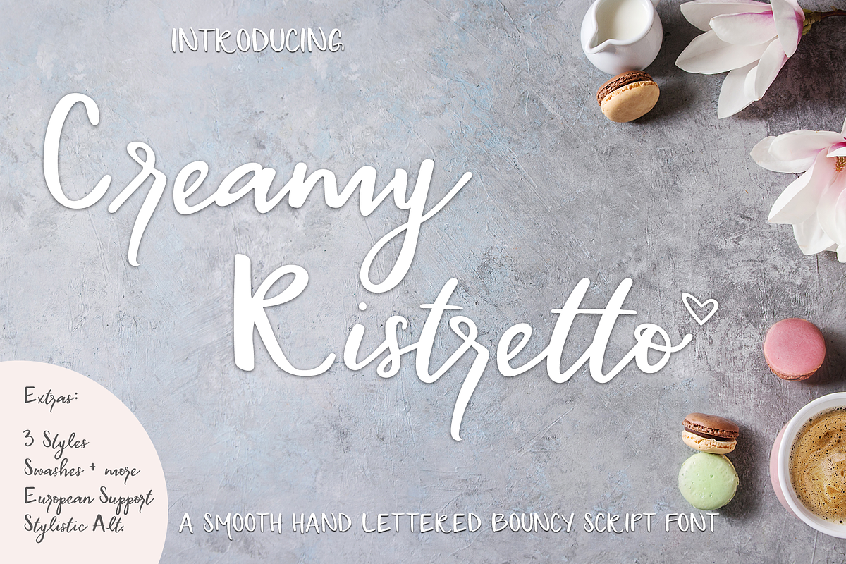 Creamy Ristretto Script Font