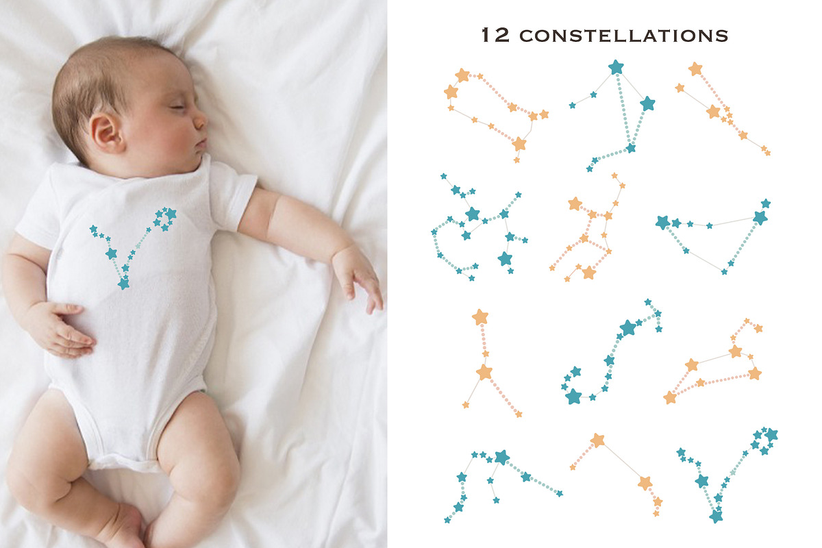 Celestial Baby 12 Kids Zodiac, an Illustration by DysenkaArt (Photo 3 of 9)