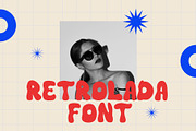 RETROLADA - retro font, a Font by Nonceni (Thumbnail 1 of 17)