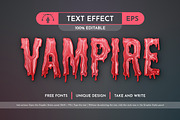5 Vampire Editable Text Effects, a Layer Style Add-On by rwgusev (Thumbnail 7 of 7)