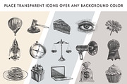 Hand-Drawn Icons (Clip art), an Icon by Onyx Templates (Thumbnail 3 of 14)