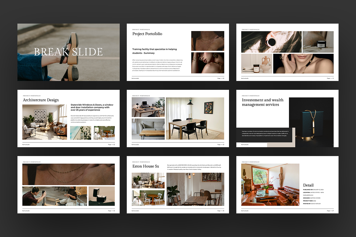 Karina Google Slides Template, a Presentation Template by Faiz zakharia (Photo 8 of 9)