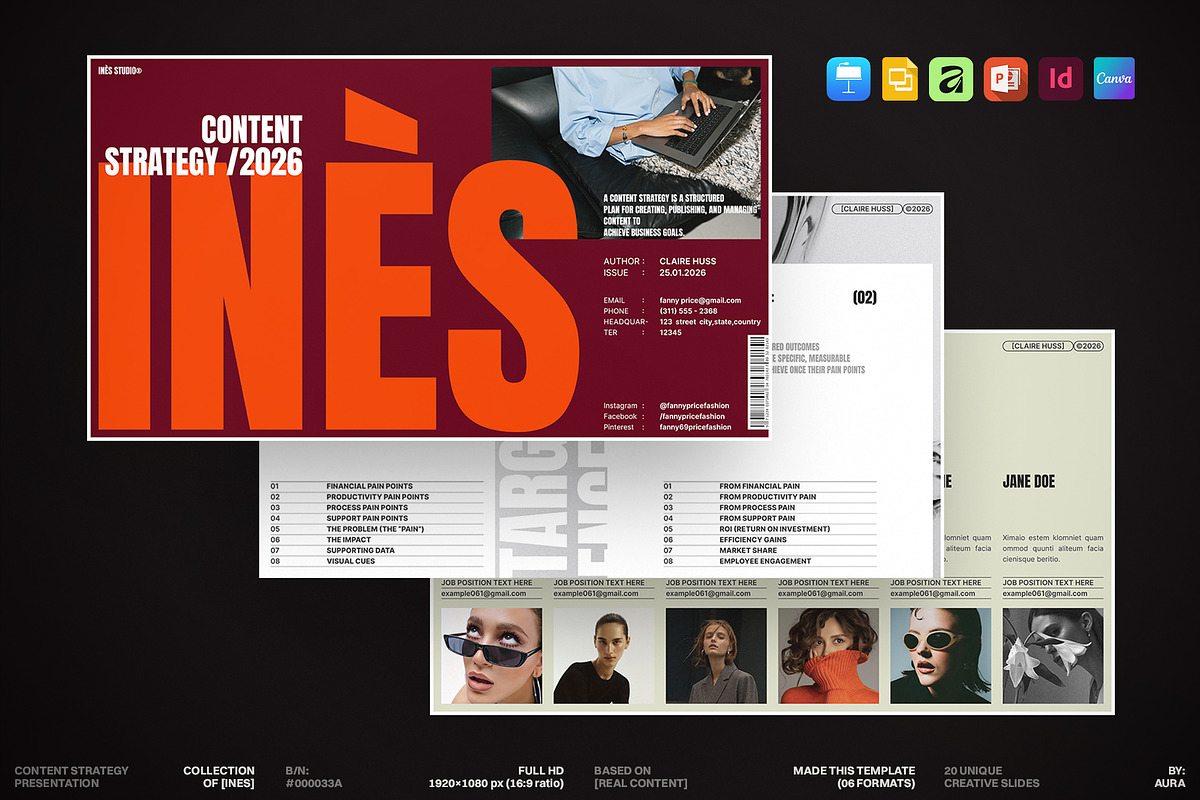 Content Strategy Presentation, a Presentation Template by ArtisanaAura (Photo 3 of 14)