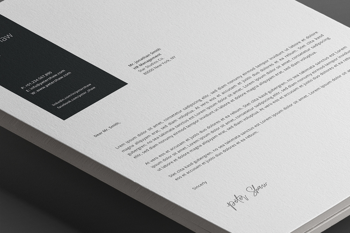 Peter Resume Template, a Resume Template by Nina Shaw (Photo 8 of 11)