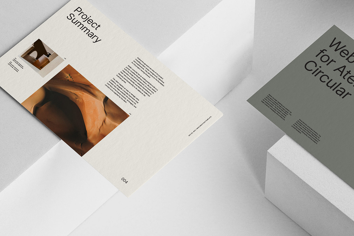 ATELIER / Web Direction Template, a Presentation Template by Circular (Photo 7 of 16)