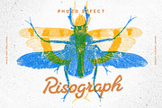 Risograph Photo Effect, a Layer Style Add-On by Svaha Graphic Studio (Thumbnail 1 of 4)