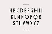 Art Galleria - Modern Display Font, a Sans Serif Font by Sensatype (Thumbnail 7 of 12)