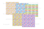 Cute Halloween Paper | Kawaii, a Pattern Graphic by GlamArtZhanna (Thumbnail 2 of 3)