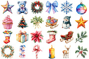 Beautiful Aesthetic Christmas, an Illustration by Daily.Designs (Thumbnail 2 of 3)