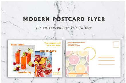 Modern Postcard Flyer Template