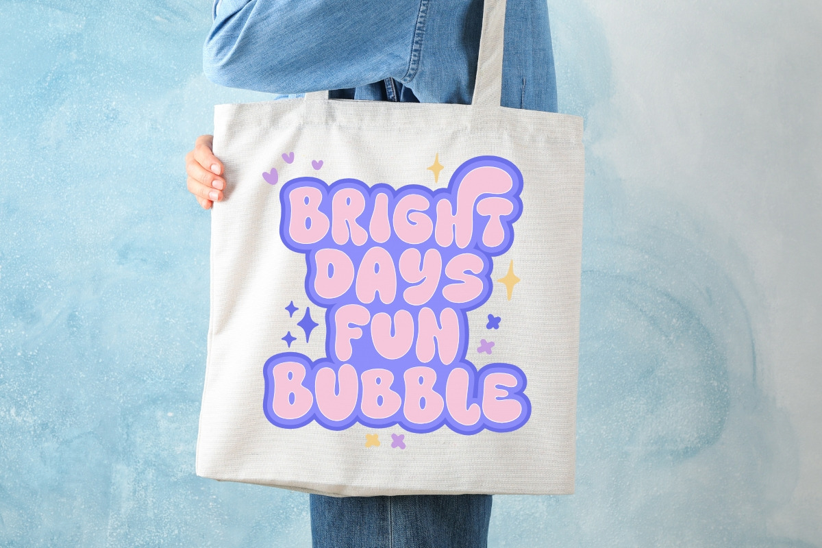 Bubble Mood - Fun Bubble Mix Font, a Handwritten Font by SaktiAvellin (Photo 8 of 8)
