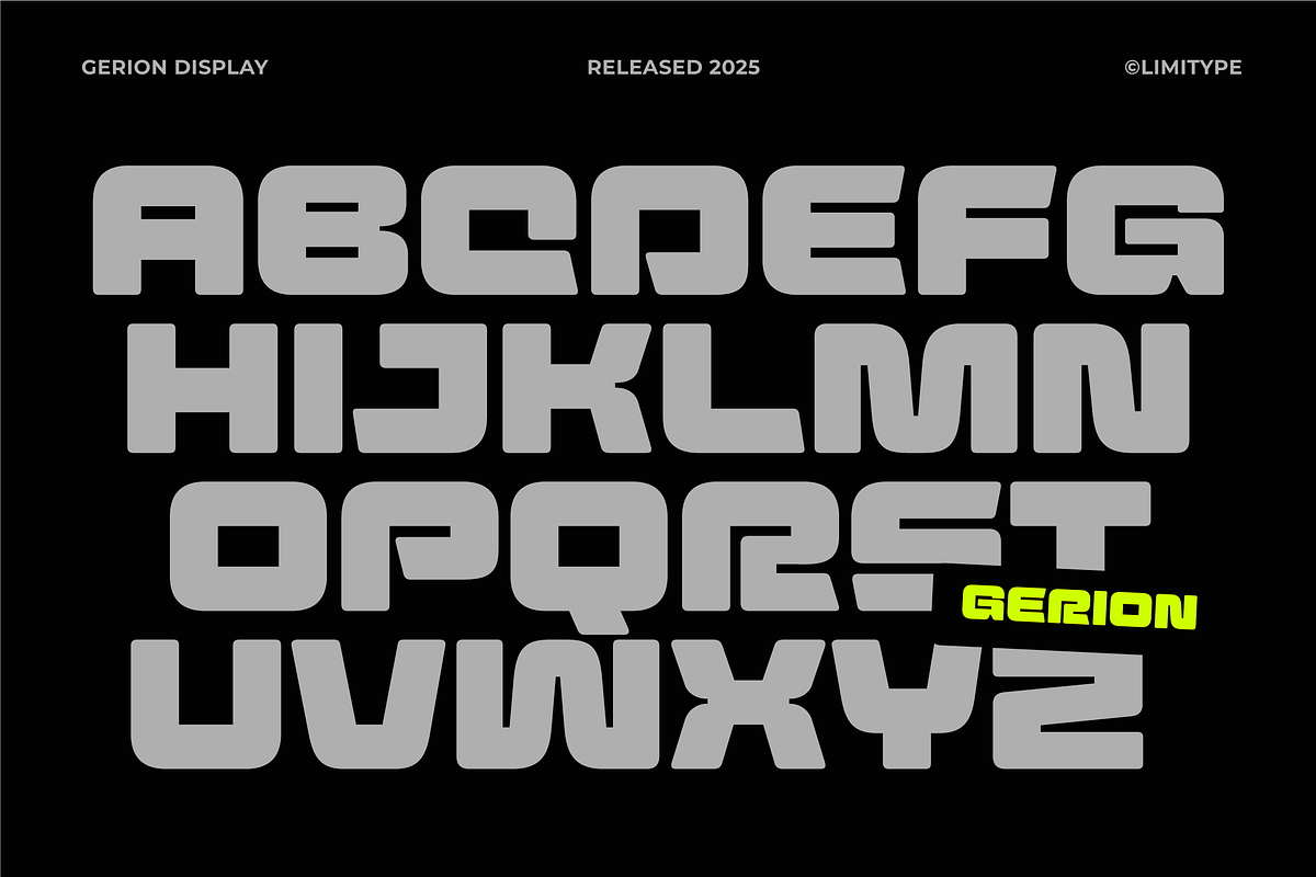 Gerion - Bold Font, a Sans Serif Font by limitype (Photo 5 of 11)