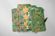 Kids Crayon Forest Seasons Seamless, a Pattern Graphic by Lucyinyourheart (Thumbnail 6 of 10)