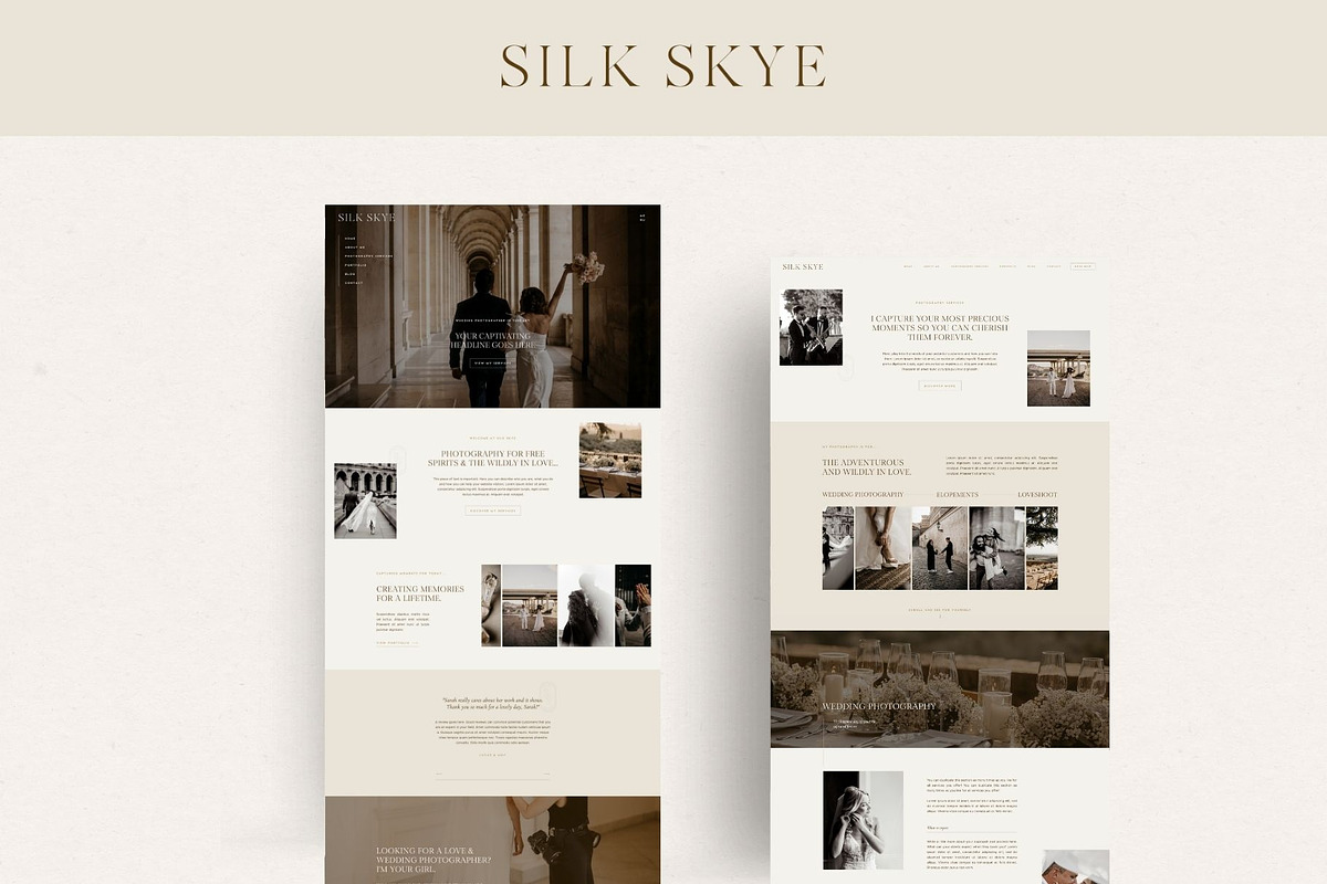 Aesthetic Showit Website Template, a Websites & App Template by Wonderlik Webdesign (Photo 3 of 8)