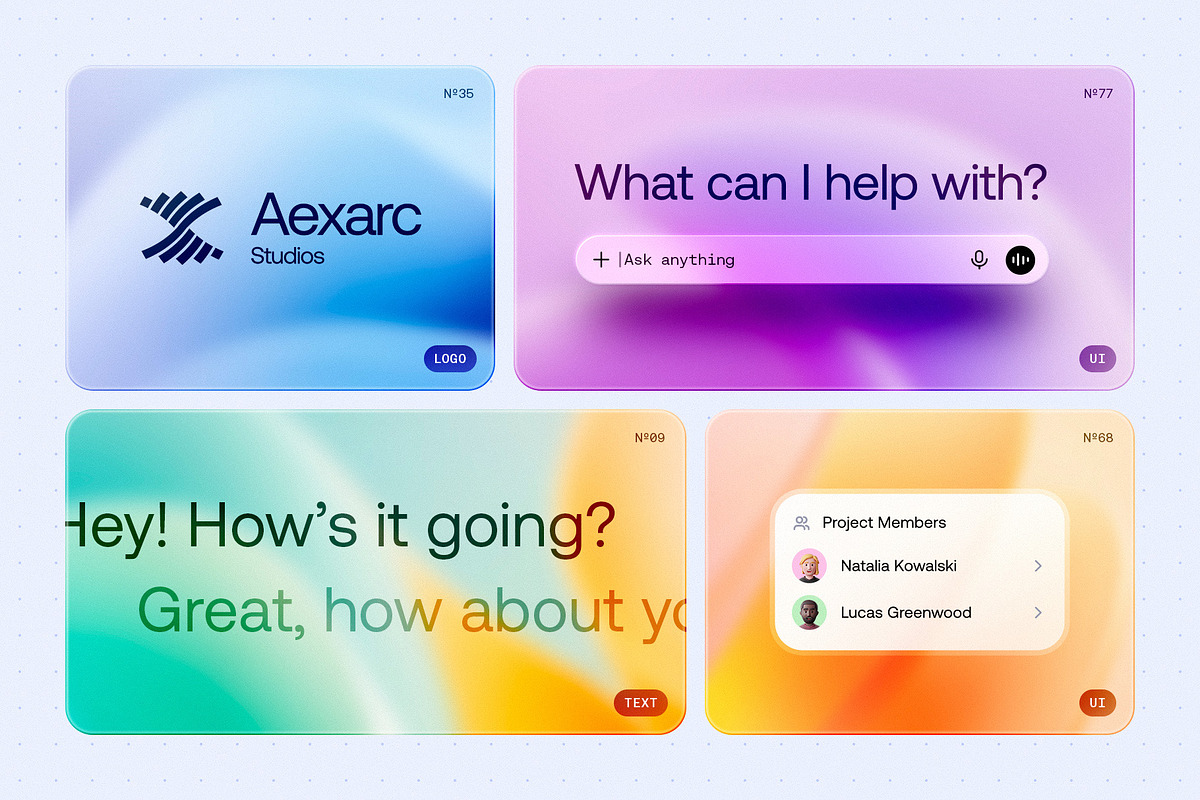 100 Waveblur Gradients Collection, a Texture Graphic by Asylab (Photo 9 of 10)