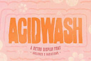 ACIDWASH Font