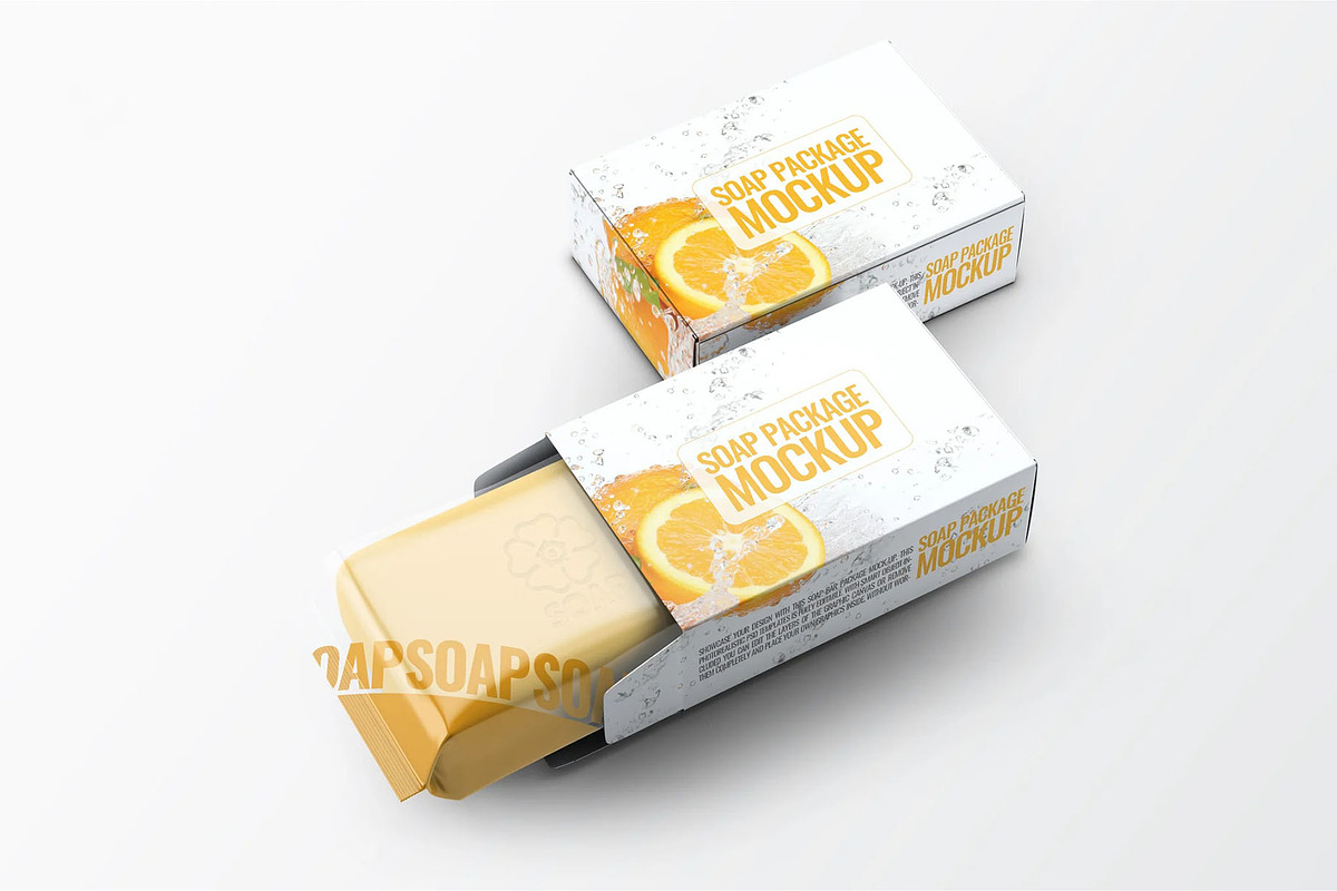 Soap Bar Package Mock-Up, a Household Mockup by DesignRushMarket (Photo 7 of 10)