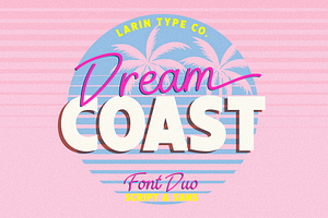 Dream Coast, a Script Font by Larin Type Co.