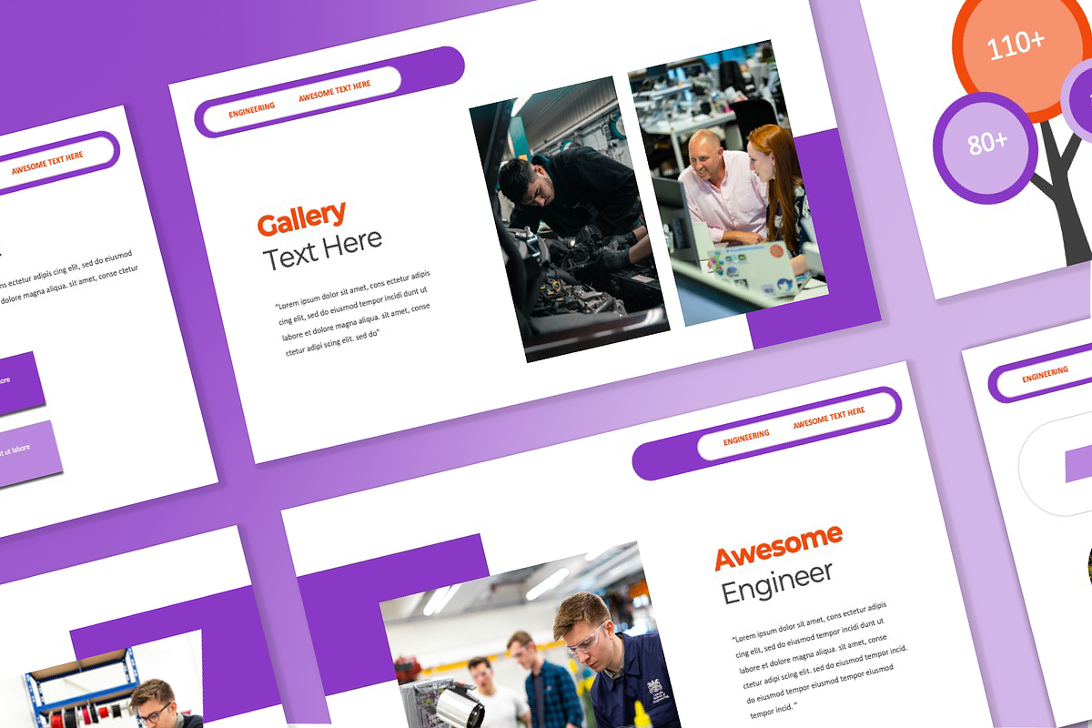 Momogy Engineering Google Slide, a Presentation Template by Overcloud (Photo 1 of 4)