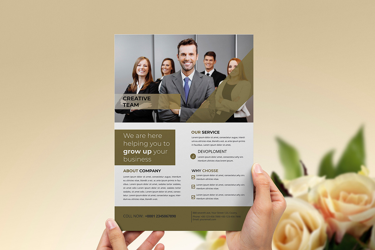 Business Flyer Template, a Flyer Template by Mazharul Islam (Photo 2 of 5)