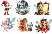 Fantasy Christmas Fairy Clipart Bund, an Illustration by DreamPrint404 (Thumbnail 3 of 4)