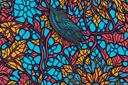 12 Seamless stained glass pattern, a Pattern Graphic by ZaaxPrintables (Thumbnail 3 of 7)