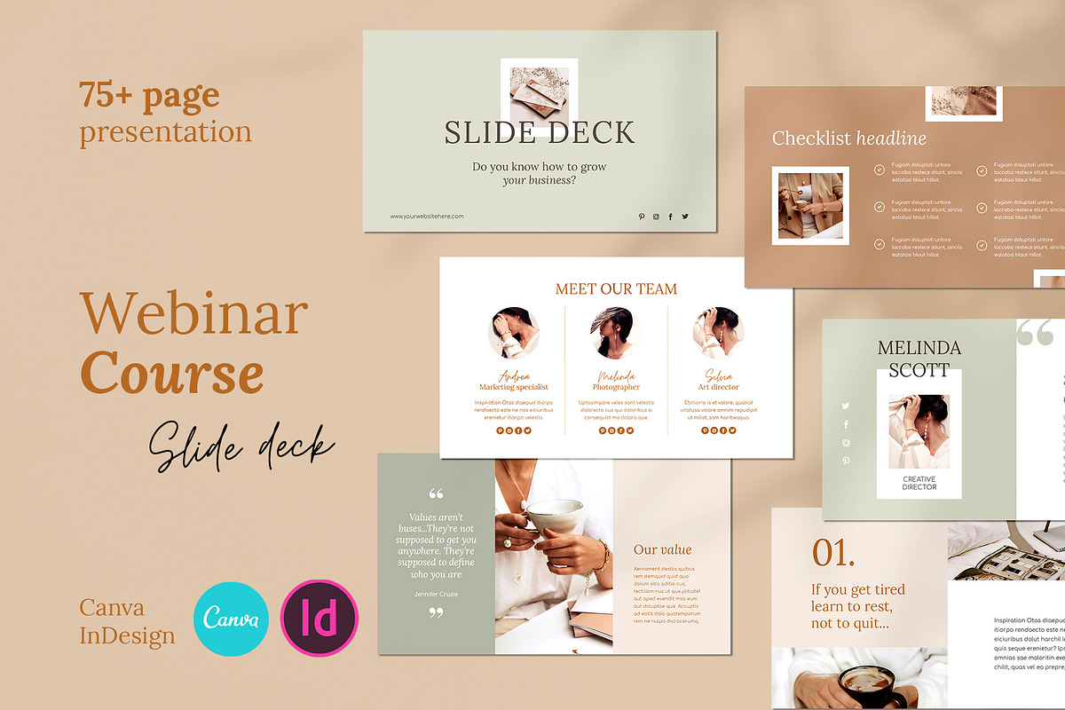4 in 1 Course Creator Super Bundle E, a Magazine Template by Mirazz