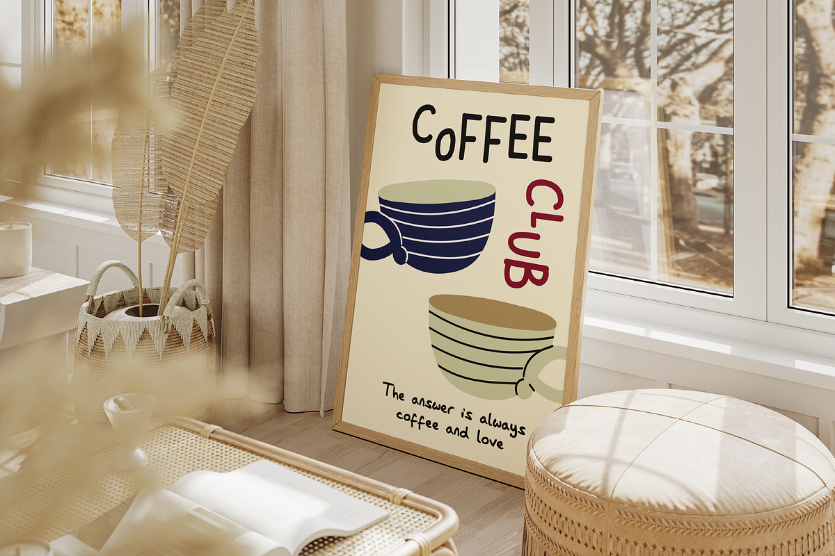 Kitchen Poster Wall Art Design Print, an Object Graphic by digitalsbydepi (Photo 1 of 8)