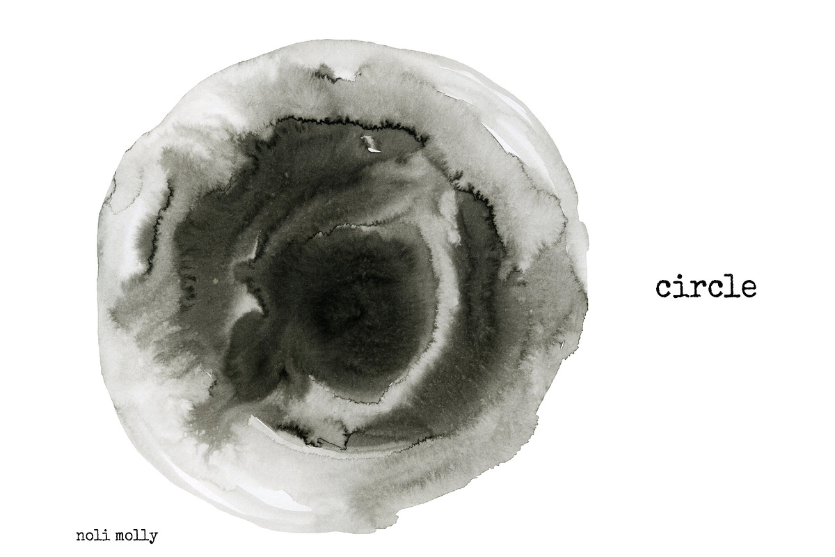 Black ink. Backgrounds, a Decorative Illustration by Noli Molly Store (Photo 4 of 8)