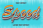 Speed Text Effect Layout, a Layer Style Add-On by CreativeShaper (Thumbnail 1 of 2)