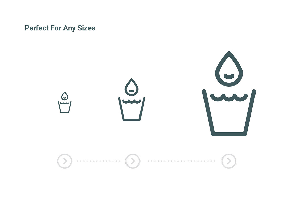 Water Outline Icon Set, an Icon by BomSymbols (Photo 2 of 5)