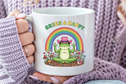 Green & Happy Funny Frog, an Illustration by DreamCafeArt (Thumbnail 4 of 7)