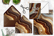 Golden Brown Agate Scrapbook Page, a Background Graphic by V Design Creator (Thumbnail 5 of 12)