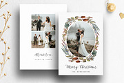 Christmas Card Photo Template, a Card Template by Nifty Template Studio (Thumbnail 1 of 6)