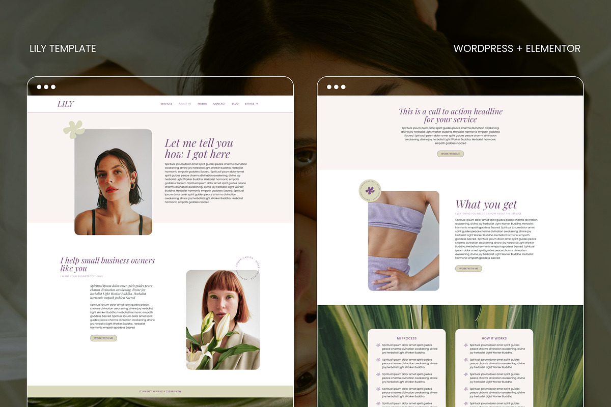 Modern WordPress Template for Small Businesses preview 2