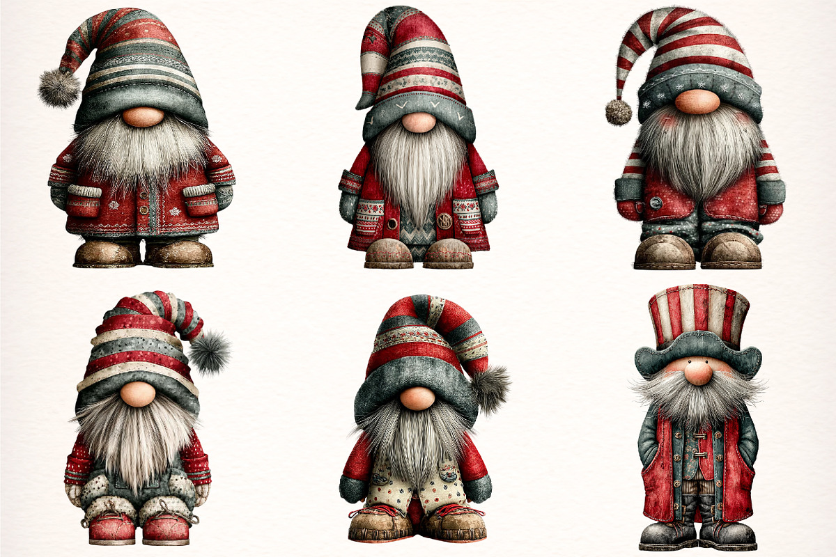 Vintage Santa Claus Striped Santa, a Transportation Illustration by Digital Artistic99 (Photo 3 of 9)