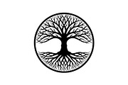 Sacred Tree of Life Vector Bundle, an Illustration by Designs_River (Thumbnail 45 of 51)