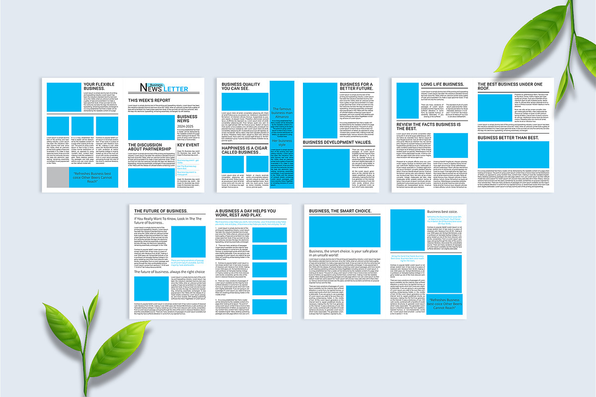 Newsletter Design, a Brochure Template by ROJI CREATOR (Photo 7 of 7)