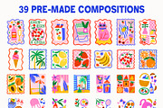 Dopamine Summer Poster Creator, an Object Graphic by ArtFM (Thumbnail 11 of 17)
