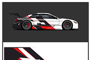 Bold Red Truck Wrap Design, a Transportation Illustration by CarWrap design (Thumbnail 2 of 4)