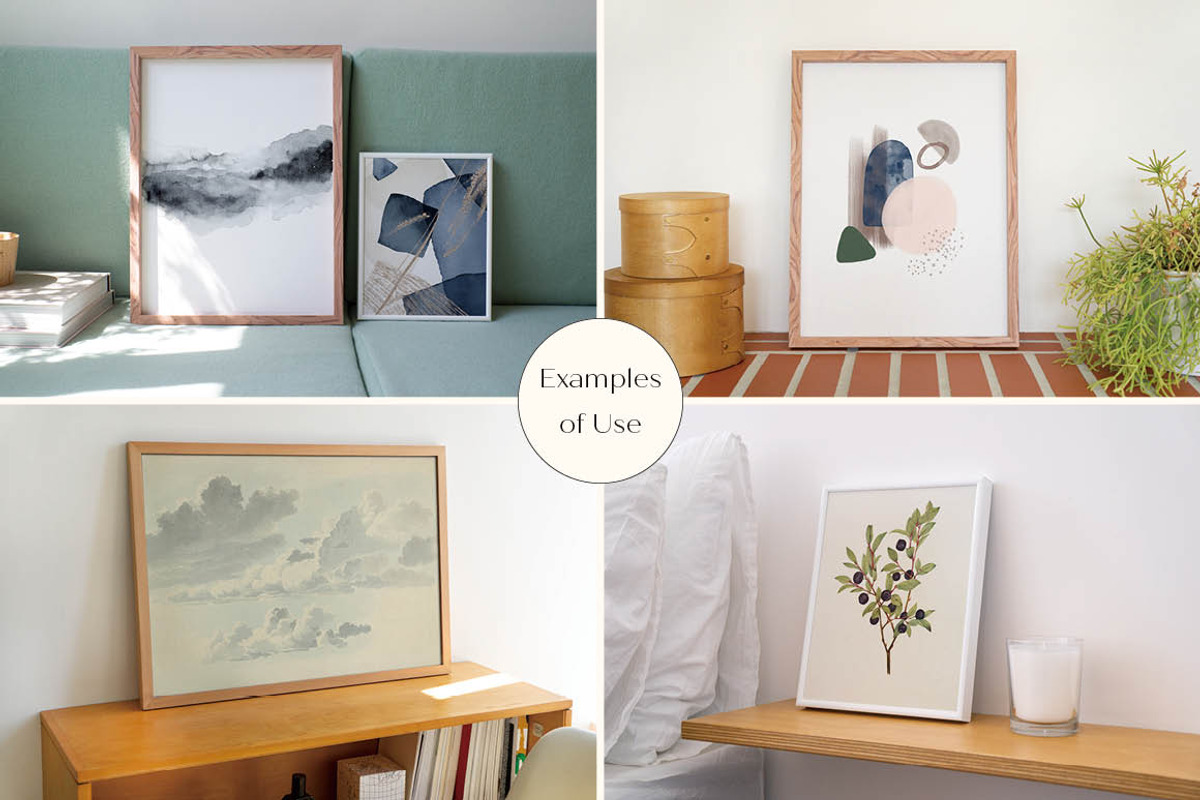 Photo Frame Mockup Bundle, a Print Template by LOPEstudio (Photo 10 of 11)